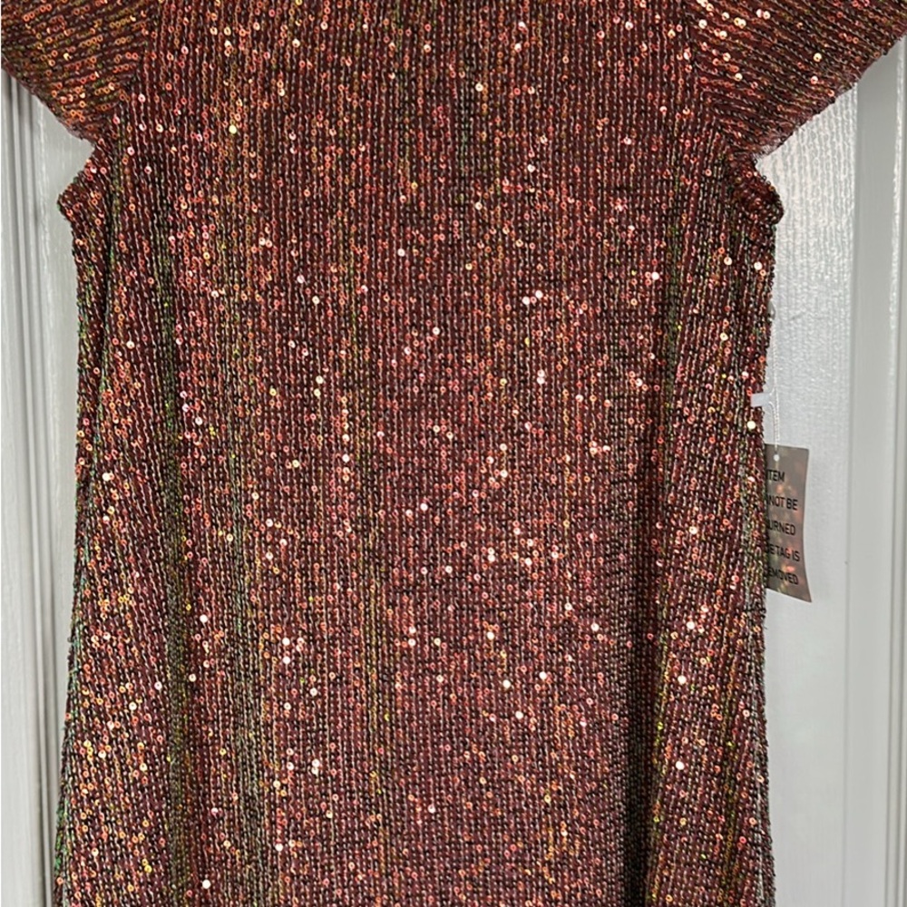 Joyfolie girls size 12 Chele in Mesa Rosa -Sequin Dress - NWT